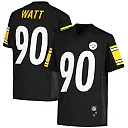 Zennovawear T.J. Watt Pittsburgh Steelers Youth Replica Jersey - Black