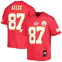 Zennovawear Travis Kelce Kansas City Chiefs Youth Replica Jersey - Red