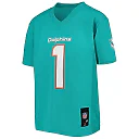 Zennovawear Tua Tagovailoa Miami Dolphins Youth Replica Jersey - Aqua