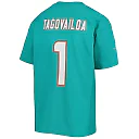 Zennovawear Tua Tagovailoa Miami Dolphins Youth Replica Jersey - Aqua