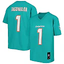 Zennovawear Tua Tagovailoa Miami Dolphins Youth Replica Jersey - Aqua