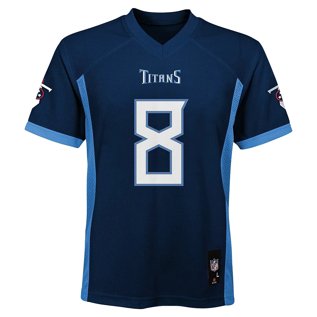 Zennovawear Will Levis Tennessee Titans Youth Replica Jersey - Navy
