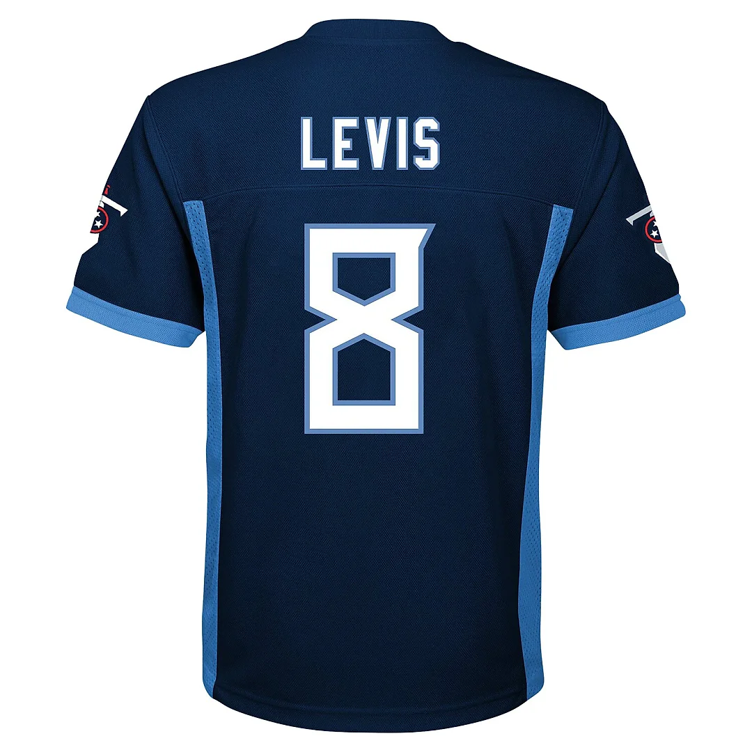 Zennovawear Will Levis Tennessee Titans Youth Replica Jersey - Navy