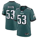 Zennovawear Zach Baun 53 Philadelphia Eagles Game Men Jersey - Midnight Green