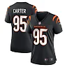 Zennovawear Zach Carter 95 Cincinnati Bengals Women Game Jersey - Black