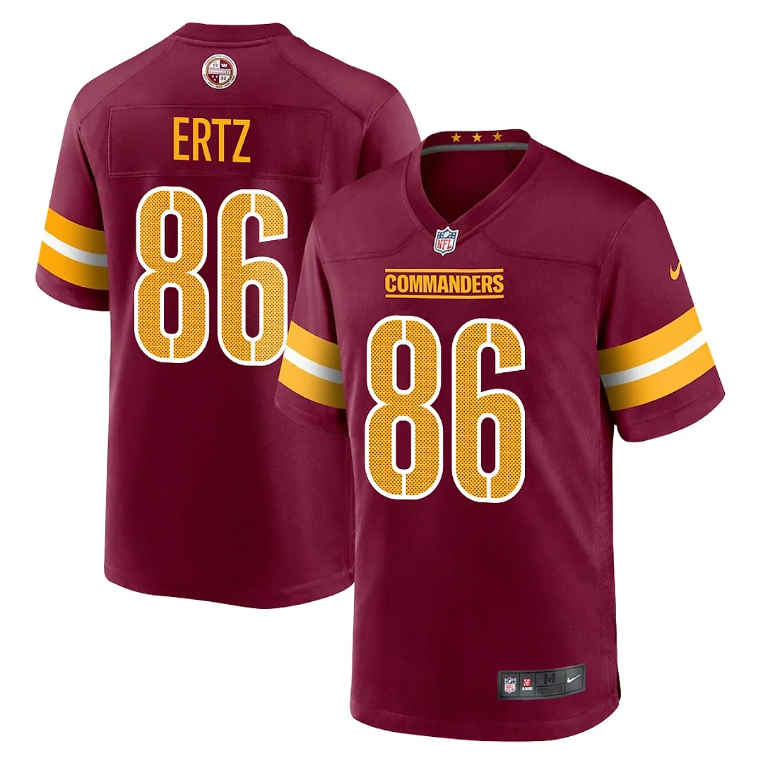 Zennovawear Zach Ertz 86 Washington Commanders Game Men Jersey - Burgundy