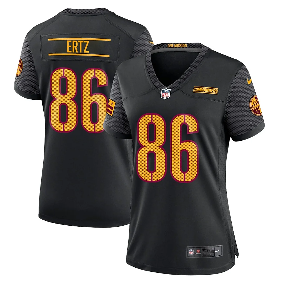 Zennovawear Zach Ertz 86 Washington Commanders Game Women Jersey - Black