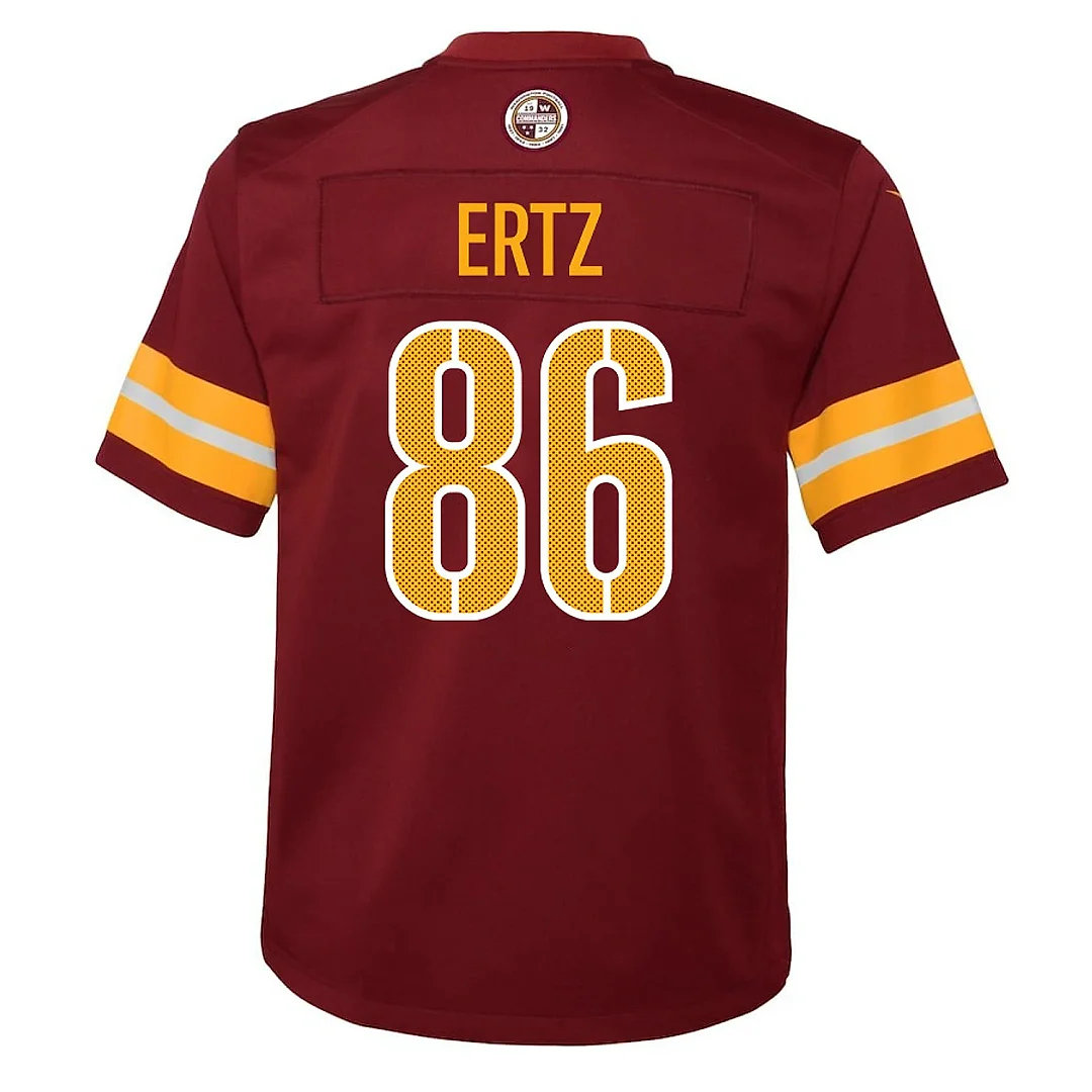 Zennovawear Zach Ertz 86 Washington Commanders Game YOUTH Jersey - Burgundy