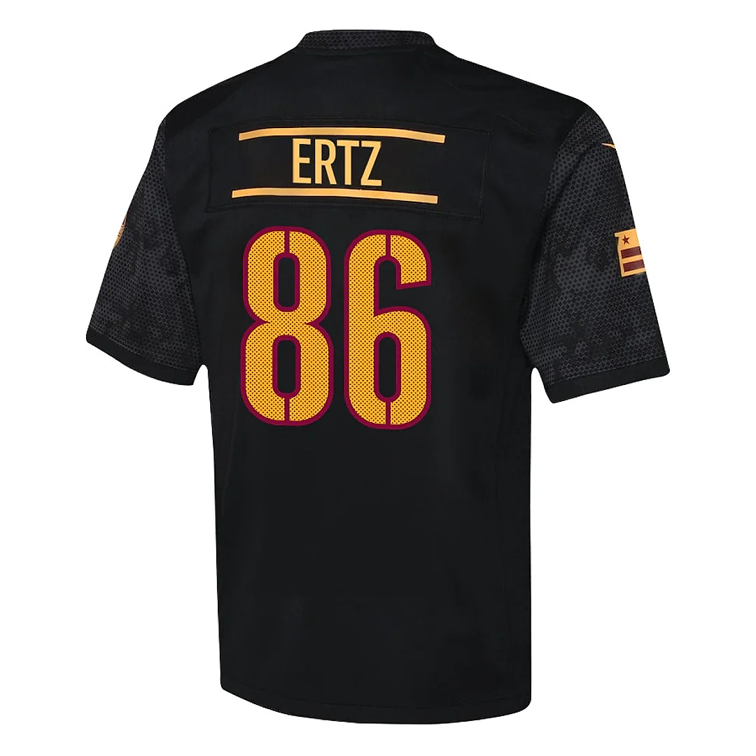 Zennovawear Zach Ertz 86 Washington Commanders Game YOUTH Jersey - Black