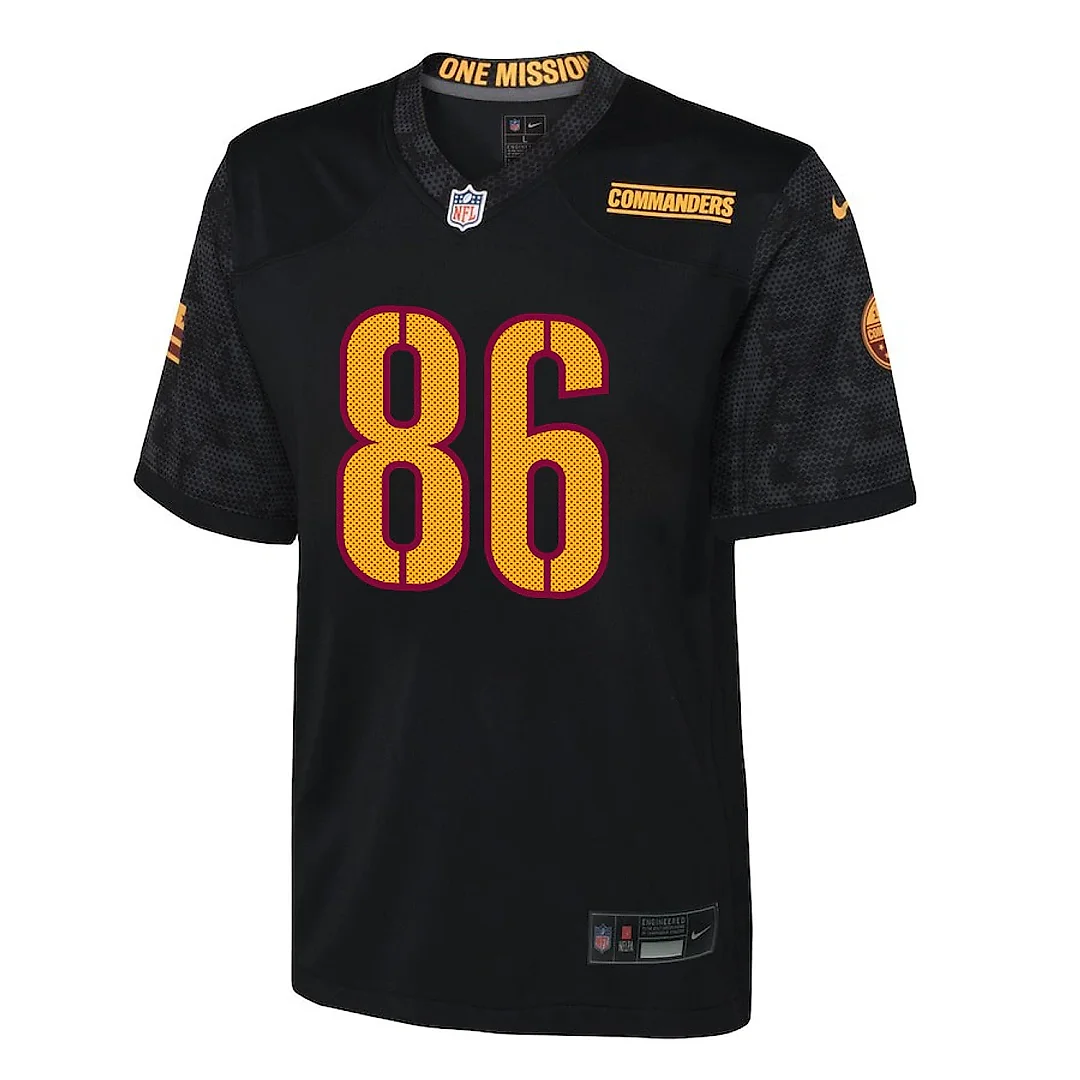 Zennovawear Zach Ertz 86 Washington Commanders Game YOUTH Jersey - Black