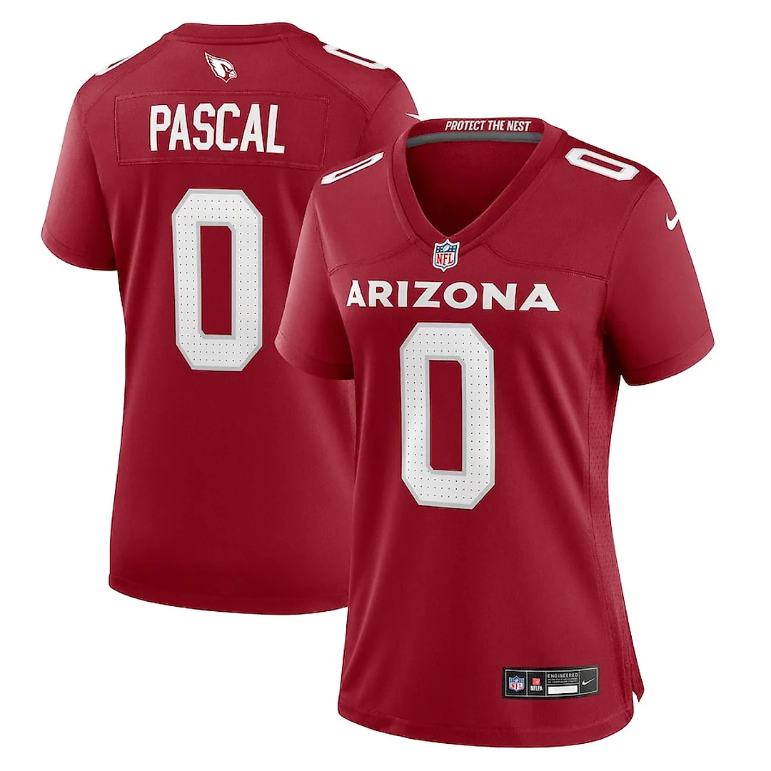 Zennovawear Zach Pascal 0 Arizona Cardinals Women's Game Jersey - Cardinal