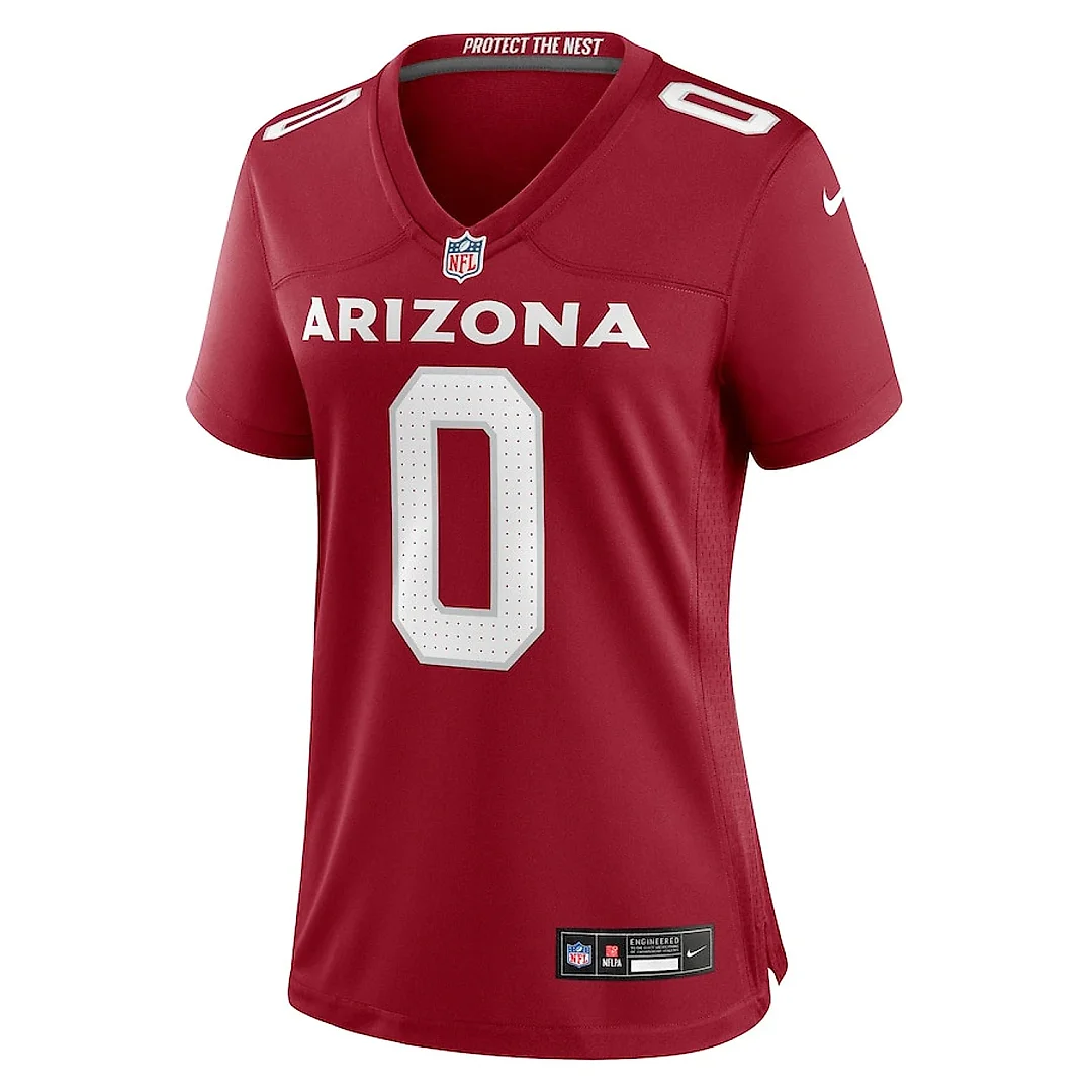Zennovawear Zach Pascal 0 Arizona Cardinals Women's Game Jersey - Cardinal