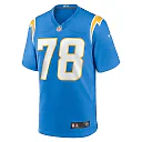 Zennovawear Zack Bailey 78 Los Angeles Chargers Team Game Men Jersey - Powder Blue