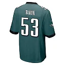 Zennovawear Zack Baun 53 Philadelphia Eagles Super Bowl LIX Champions Patch 'New Orleans - The Ultimate Showdown' EMBROIDERED Game Men Jersey...