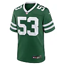 Zennovawear Zaire Barnes 53 New York Jets Team Game Men Jersey - Legacy Green