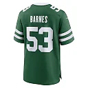 Zennovawear Zaire Barnes 53 New York Jets Team Game Men Jersey - Legacy Green