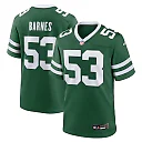 Zennovawear Zaire Barnes 53 New York Jets Team Game Men Jersey - Legacy Green