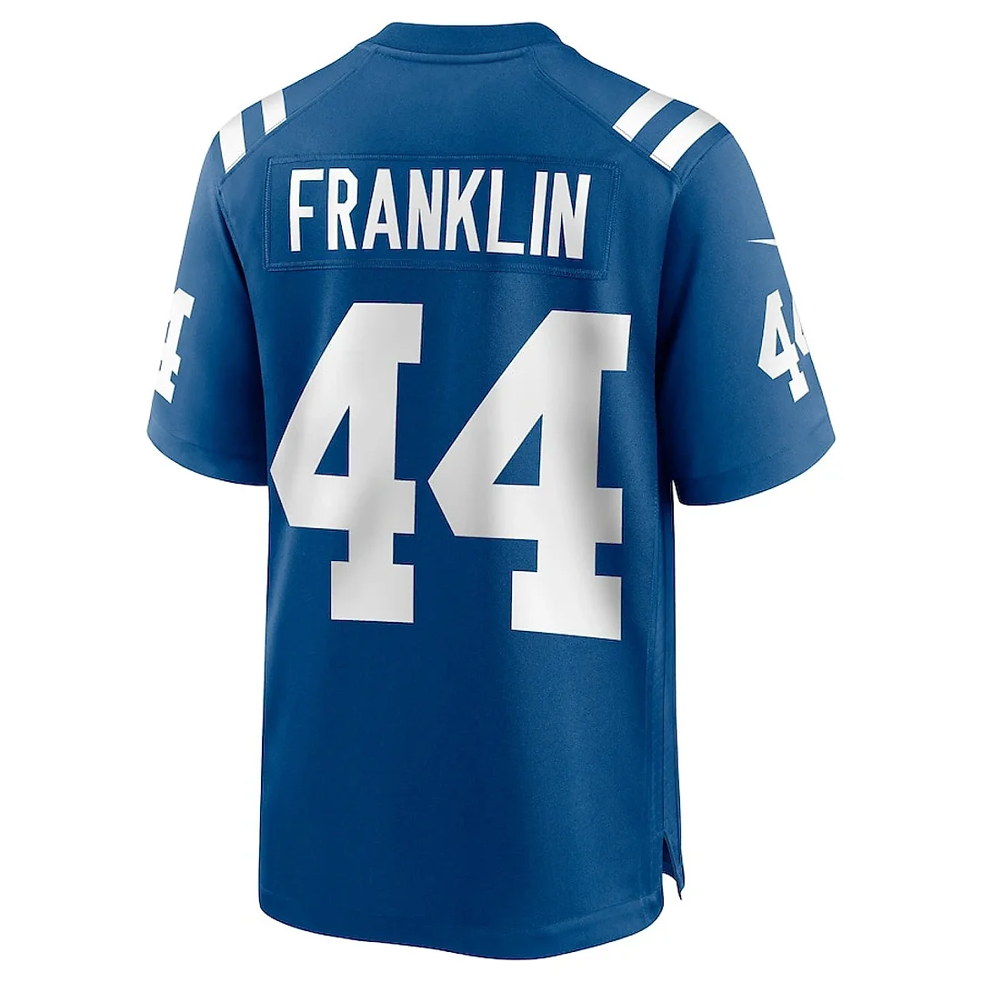 Zennovawear Zaire Franklin 44 Indianapolis Colts Men Game Jersey - Royal
