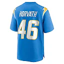 Zennovawear Zander Horvath 46 Los Angeles Chargers Game Men Jersey - Powder Blue