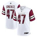 Zennovawear Zane Gonzalez 47 Washington Commanders Game Men Jersey - White