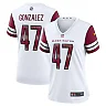 Zennovawear Zane Gonzalez 47 Washington Commanders Women's Game Jersey - White