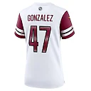 Zennovawear Zane Gonzalez 47 Washington Commanders Women's Game Jersey - White